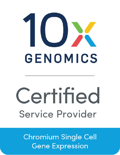 10x GENOMICS Certified Service Provider Chromium Single Cell Gene Expression